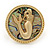 Large Gold Plated 'Mermaid' Flex Ring - 4cm Diameter - view 9