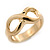 Gold Plated Infinity Knuckle Ring - view 5