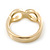 Gold Plated Infinity Knuckle Ring - view 7