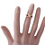 Gold Plated Infinity Knuckle Ring - view 6