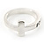 Silver Tone 'FOREVER' Cross Knuckle Ring - view 3