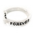 Silver Tone 'FOREVER' Cross Knuckle Ring - view 8