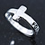 Silver Tone 'FOREVER' Cross Knuckle Ring - view 1