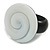 27mm/White Spiral Shape Sea Shell Ring/Handmade/ Slight Variation In Colour/Natural Irregularities