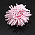 45mm Diameter Pastel Pink Glass Bead Flower Stretch Ring/Size M/L - view 10