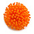 40mm Diameter/ Orange Acrylic/Glass Bead Daisy Flower Flex Ring - Size M - view 5