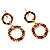 Gold Plated Leopard Print Costume Jewellery Set - view 3