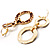 Gold Plated Leopard Print Costume Jewellery Set - view 4