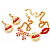 Gold Plated Kiss, Lips and Bow Costume Jewellery Set - view 6