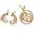 Gold Clear Crystal Firebird Costume Jewellery Set - view 10