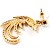 Gold Clear Crystal Firebird Costume Jewellery Set - view 6