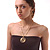 Gold Clear Crystal Firebird Costume Jewellery Set - view 2