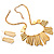 Gold Tone Egyptian Style Fashion Set - view 8