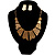 Gold Tone Egyptian Style Fashion Set - view 10