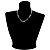 Stunning Glass Beaded Necklace&Earring Set (Black & Clear) - view 7