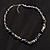 Stunning Glass Beaded Necklace&Earring Set (Black & Clear) - view 8