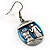 Silver Tone 'Egyptian Life' Necklace And Drop Earrings Set - view 6