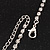Bridal Swarovski Crystal Flower Tassel Necklace & Earrings Set In Rhodium Plated Metal - view 13