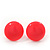 Bright Pink Acrylic Bead Necklace & Stud Earrings Set - 54cm Length - view 4