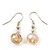 Sandy Yellow Shell & Crystal Floating Bead Necklace & Drop Earring Set - 52cm L/ 5cm Ext - view 5