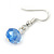 Blue Shell & Crystal Floating Bead Necklace & Drop Earring Set - 52cm L/ 5cm Ext - view 14