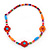 Children's Multicoloured Floral Wooden Flex Necklace & Flex Bracelet Set - view 3