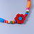 Children's Multicoloured Floral Wooden Flex Necklace & Flex Bracelet Set - view 8