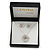 Clear Austrian Crystal Flower Pendant With Silver Tone Chain and Stud Earrings Set - 46cm L/ 5cm Ext - Gift Boxed - view 7