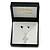 Clear Austrian Crystal Cross Pendant With Silver Tone Chain and Stud Earrings Set - 46cm L/ 5cm Ext - Gift Boxed - view 9