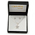 Clear Austrian Crystal Star Pendant With Silver Tone Chain and Stud Earrings Set - 40cm L/ 5cm Ext - Gift Boxed - view 7