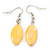 Yellow Shell & Crystal Floating Bead Necklace & Drop Earring Set - 50cm L/ 4cm Ext - view 4