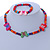 Children's Multicoloured Butterfly Wooden Flex Necklace & Flex Bracelet Set - view 2
