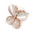 Romantic Nude Glass Butterfly Necklace and Stud Earrings Set In Rose Gold Tone - 46cm L/ 4cm Ext - Gift Boxed - view 8