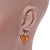 Romantic Multicoloured Glass, Crystal Multi Heart Necklace and Drop Earrings Set In Rhodium Plating - 40cm L/ 8cm Ext - view 3