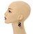 Purple/ Black/ Red/ Silver Wooden Bead Long Necklace, Drop Earrings, Flex Bracelet Set - 80cm Long - view 5