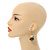 Multicoloured Wooden Bead Long Necklace, Drop Earrings, Flex Bracelet Set - 80cm Long - view 4