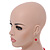 Red Glass Bead Necklace/ Stretch Bracelet/Drop Earrings Set - 44cm L/ 4cm Ext - view 3
