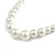 White Faux Pearl Bead Necklace/ Stretch Bracelet/Drop Earrings Set - 44cm L/ 4cm Ext - view 8
