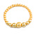 Butter Yellow Faux Pearl Bead Necklace/ Stretch Bracelet/Drop Earrings Set - 44cm L/ 4cm Ext - view 6