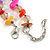 Multicoloured Glass/Shell Necklace/ Flex Bracelet (Size M) / Drop Earrings Set (Assorted Colours) - 40cm L/5cm Ext - view 9