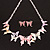 Pastel Multi Enamel Butterfly Necklace and Stud Earrings Set in Silver Tone - 44cm L/6cm Ext - view 12