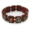 Brown Wood Flex Bracelet