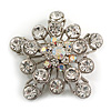 Crystal Star Fashion Brooch