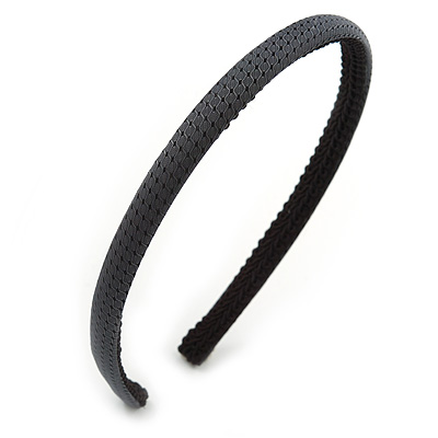 Grey Silk Fabric Alice/ Hair Band/ HeadBand