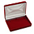 Luxury Burgundy Velour Brooch/ Pendant/ Earring/ Comb Jewellery Box