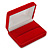 Luxury Red Velour Wedding Two Ring Box (Rings Are Not Included)
