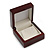 Luxury Wooden Mahogany Gloss Earrings/ Pendant Box (Earrings are not included)