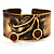 Ethnic Cherry Handmade Cuff Bangle