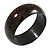 Dark Brown/ Black Wood Bangle Bracelet - Medium - up to 18cm L