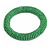 Apple Green Glass Bead Roll Stretch Bracelet - Adjustable